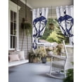 thumbnail image 4 of nqOlkjepod Outdoor Curtains for Patio Waterproof, Navy Blue Rudder Coastal Outdoor Privacy Panels Grommet, Nautical Beach Ocean Retro Blackout Outside Curtains for Porch/Cabana 54"x95", 1 Panel, 4 of 8