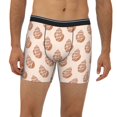 thumbnail image 2 of Men'S Boxer Briefs, Conch Shells Print No.9079 Soft And Breathable Mens Underwear Boxer Briefs With Widen Waist, 2 of 2