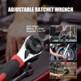 thumbnail image 3 of ABCISI Adjustable Ratchet Wrench for 6-22mm Screw, Universal Portable Socket Ratcheting Wrench with Non-slip Handle, Reversible Gear, 3 of 6