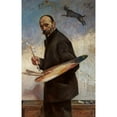 thumbnail image 2 of Julian Falat 17x24 Gold Ornate Framed and Double Matted Museum Art Print Titled - Self-Portrait (1896), 2 of 4