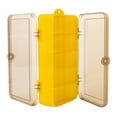 thumbnail image 3 of jinwen Fishing Tackle Box Double Sided 18Cmx10Cmx5cm for Equipment Display Tool Yellow, 3 of 9