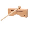 thumbnail image 1 of UPGRATOR Bloc de Rythme de Percussion Éducation Scolaire Marron Clair 1Pcs, 1 of 5