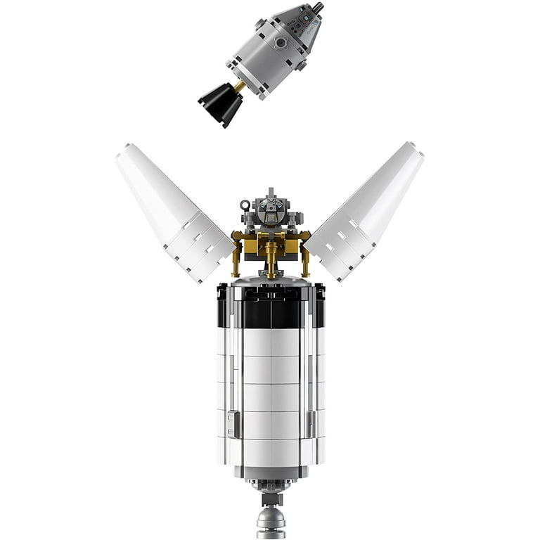 Tyranny hurtig Udråbstegn LEGO Ideas NASA Apollo Saturn V 92176 Outer Space Model Rocket for Kids and  Adults, Science Building Kit (1969 Pieces) - Walmart.com