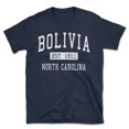thumbnail image 1 of Bolivia North Carolina Classic Established Men's Cotton T-Shirt, 1 of 1