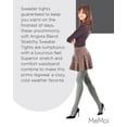 thumbnail image 7 of MeMoi Angora Blend Stretchy Sweater Tights - Womens - Female (Medium/Large, Heather Gray), 7 of 7