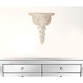 thumbnail image 2 of White Wash Vintage Wall Shelf, 2 of 5