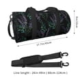 thumbnail image 2 of Balery Lavender Flowers Bolsa de Gimnasio para Mujeres y Hombres, Bolsa de Viaje Impermeable, Bolsa de Fin de Semana con Compartimento para Zapatos y Bolsillo Húmedo, 2 of 6