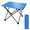 Blue-Medium 19''-Regular, variant on Large 24'' Green Mountain Silhouette Portable Camping Side Table