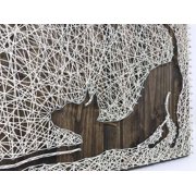 Stretching Cat String Art Kit