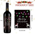 thumbnail image 4 of Cateissary 10 Pieces Bottle Sticker Xmas Decor Fittings Festival Paper Prop Paste Room Christmas Accessories Living Decal DIY Self-adhesive Barra de herramientas Cateissary HA038643-00, 4 of 6
