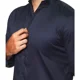 thumbnail image 3 of Camisa Hombre Casual Cuello Mao Moda Vestir Algodon Elegante, 3 of 4