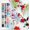 D.Birds & Flowers, variant on iPad 6th 5th Air 1st 2nd Gen 9.7 Inch [iPad 6 5 Air 1 2 ] A1893 A1822 A1566 MH2V2LL/A MRM52LL/A MP242LL/A Trifold Printed Adjustable Stand Feature Case with TPU Heat Dissipation Back - Starry Night