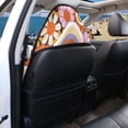 thumbnail image 5 of XYZCANDO Terry Cloth Car Seat Covers Waterproof Warp Kitted Terry Cloth, Compatible with Seat Covers & Liner Front Seat, for Cars Van Trucks, Cartoon Coloured Daisies, 5 of 9