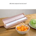 thumbnail image 4 of Punch-Free Fixing Food Wrap Dispenser Cutter Foil Cling Film Wrap Dispenser Film Cutter Storage Holder Kitchen Tool C, 4 of 5