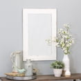 thumbnail image 4 of Morris Rustic Wood Large Wall Mirror - Gray 40" x 30" by Aspire, 4 of 12