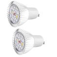 thumbnail image 1 of 2pcs Plant Growth Light 85-265V Full Spectrum Led Grow Light for Hydroponic Indoor Garden Greenhouse 28W, 1 of 5