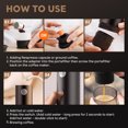 thumbnail image 6 of Practical Espresso Machine USB Rechargeable Cordless Coffee Maker with 7800mAh for Travel Camping Use, 6 of 9