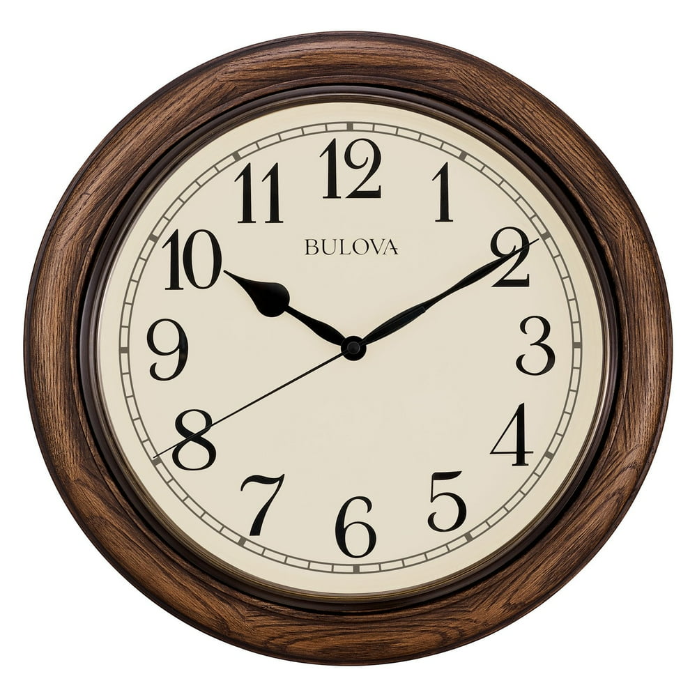 Bulova 16 diam. Oakbrook Wall Clock