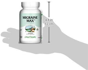 Maxi Health Migraine Max – Migraine & Headache Support with Feverfew, Magnesium & CoQ10 – 120 Capsules