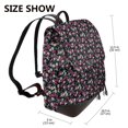 thumbnail image 2 of Easygdp Daisies Flowers Mochila de Cuero para Mujeres, Bolso de Hombro, Bolsos de Mano de Moda para Trabajo y Viajes, 2 of 4