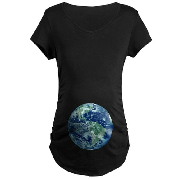 CafePress - Earth Maternity Dark T Shirt - Maternity Dark T-Shirt