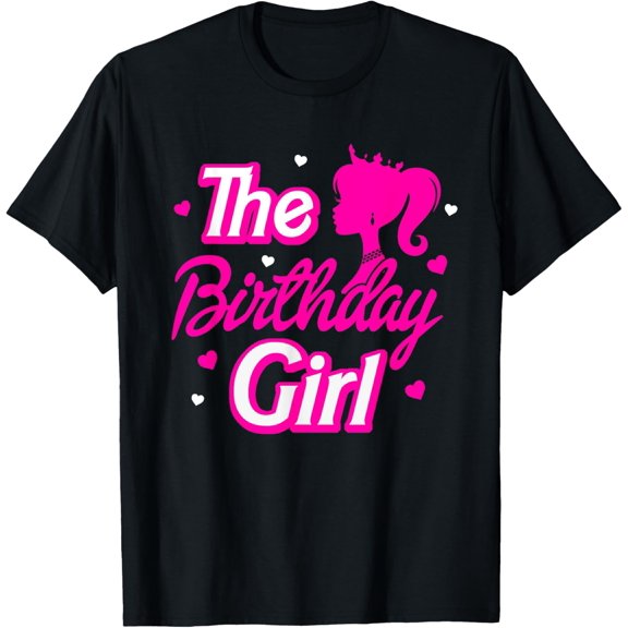 The Birthday Girl Family Matching Doll Birthday Party Girls T-Shirt mens t shirt,black,women,funny,misfits,men,journey