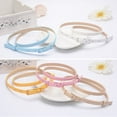 thumbnail image 3 of Frogued Belt Thin Style Adjustable Faux Leather Women Waist Belt for Daily Wear (Red), 3 of 13