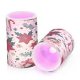 thumbnail image 7 of Yayeee Flameless Candles with Remote Flickering Battery Operated Multi Color Changing, Christmas Floral, 7 of 7