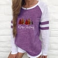 thumbnail image 1 of Hauts d'Été pour Femmes T-Shirt à Col Rond à Imprimé Patchwork Décontracté de Noël Tee Blouse Hauts Blouses pour Femmes Été en Liquidation, 1 of 6