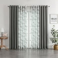 thumbnail image 3 of Biscayne Bay 4Pc Floral Sheer Grommet Top Curtains, Cozy and Elegance, 3 of 8