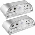 thumbnail image 1 of 2 Pack Keyhole Light, Auto Sensor Motion Detector, 4 LED Bulbs, 1 of 5