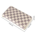 thumbnail image 6 of Coolmade Women's Checkered Zip Around Wallet and Phone Clutch - RFID Blocking with Card Holder Organizer -PU Vegan Leather, White, 6 of 7
