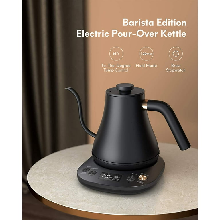 Willsence Electric Gooseneck Coffee Kettle with Temperature