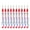Red, variant on VMWMSSR 10 Pack 8Ml Long Head Marker Pens Waterproof Deep Hole Markers Quick Dry Fade Resistant Markers For Wood Metal Plastic Pipe Marking(Red-8ML)