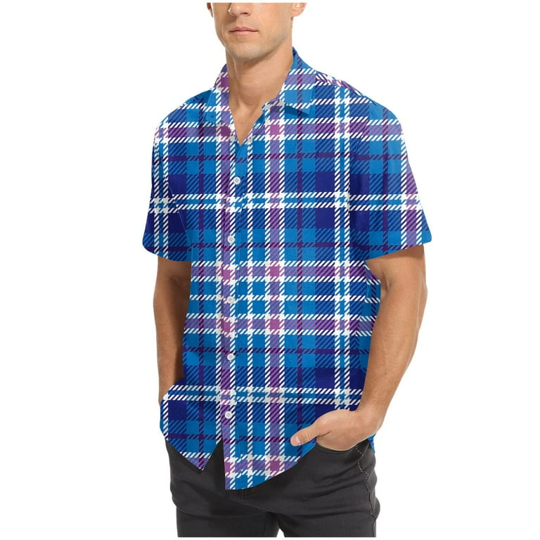 Men's Slim Fit Short Sleeve Shirt