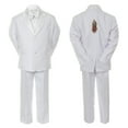 thumbnail image 3 of Baby Boy Christening Notch Lapel Suit Silver or Gold Guadalupe On Back SM-20, 3 of 4