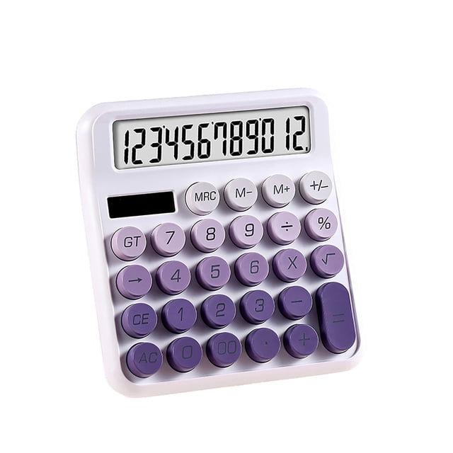 Calculadoras Científicas Calculadora Solar Alta Color Dopamina 12 Bit Clave Mecánica Computadora Científica