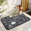 thumbnail image 3 of Revolutionary Coffee Maker Mat, Diatom Mud Protects Countertops From Stains & Spills - Chalkboard Style - Sized 19.5x12in, 3 of 7