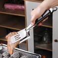 thumbnail image 2 of Lolynie 2-In-1 304 Stainless Steel Spatula Clamp – Multi Purpose Turner For Eggs Pancakes – Bread Steak Fish Omelet Flipper, 2 of 4