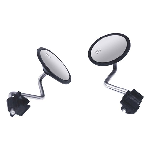 Juego de 2 espejos retrovisores de plástico 1/12 para accesorios de modelo Redondo Sunnimix Espejo retrovisor del coche RC