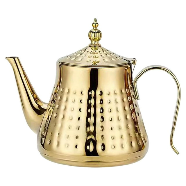 Té de acero inoxidable hervidor de té suelto té amante de té servidor de café servidor de agua caliente dispensador de agua caliente para restaurantes 1.3L