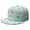 Retro Dinosaur, variant on Farm Fresh Egg & Rooster Print Flat Brim Cap - Adjustable Snapback Hat for Urban Style and Outdoor Wear