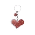 thumbnail image 2 of 3PCS Acrylic Love Key Chain Peach Heart Keyring Keychain Jewelry Gift Shining Bag Pendant Accessory, 2 of 7
