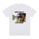 thumbnail image 1 of Camiseta divertida "Mentally I Am Here Monkey" para hombre, informal, de algodón, de manga corta, de gran tamaño, estilo hip hop, vintage, unisex, 1 of 7