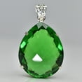 thumbnail image 7 of Natural Certified Green Topaz 100 Ct 925 Starling Silver Pendant Gift For Mom, 7 of 7