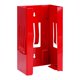 thumbnail image 2 of Soporte para guantes, organizador de guantes, instalación sin taladro, dispensador de pañuelos de papel premium, montaje en pared para papel higiénico Rojo, 2 of 8