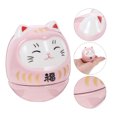 thumbnail image 4 of Tumbler Fortune Cat Figurine Japanese Style Fortune Cat Ornament Desktop Cat Decor, 4 of 8