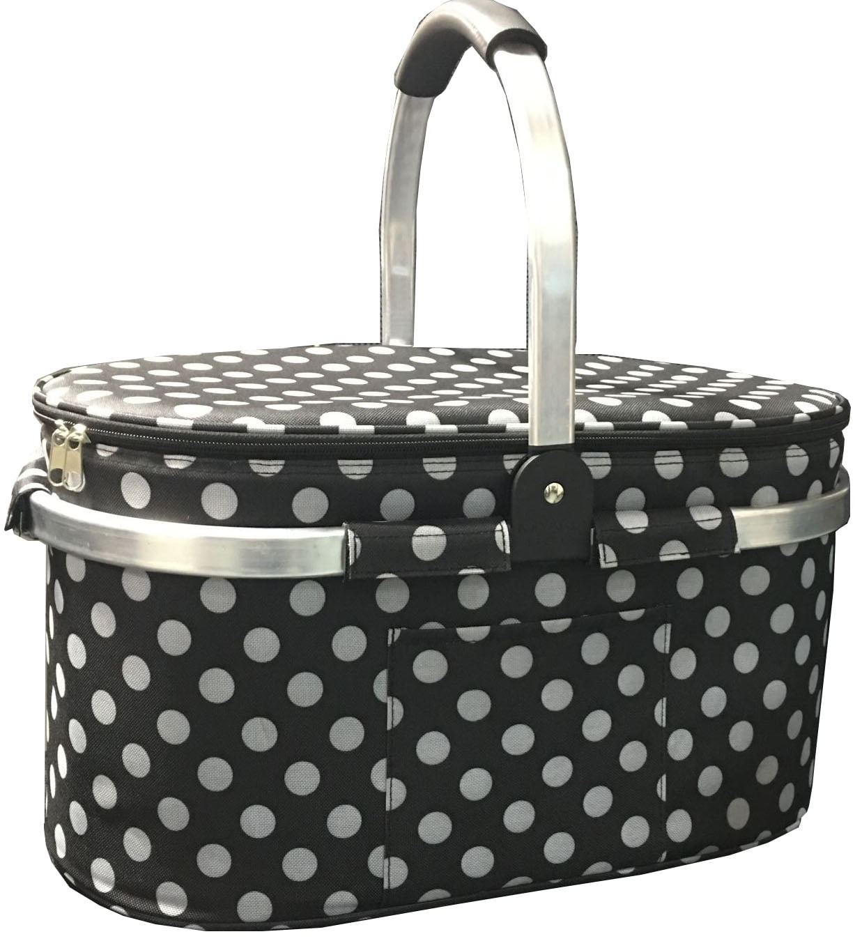 TOMSHOO 30L Foldable Picnic Basket Outdoor Insulated Storage Basket