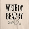 thumbnail image 3 of Instant Message - Weirdy Beardy - Women's Lightweight French Terry Long Sleeve Shirt, 3 of 6