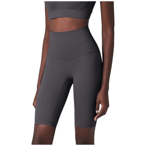 Short Leggings for Women Cycling Legging Shorts Workout Tights Running Shorts Gym Elastic Waist Yoga Pants High Waisted Hot Pants Soft Long Briefs for Under Dresses